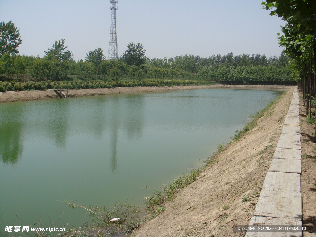 宁静河畔风光