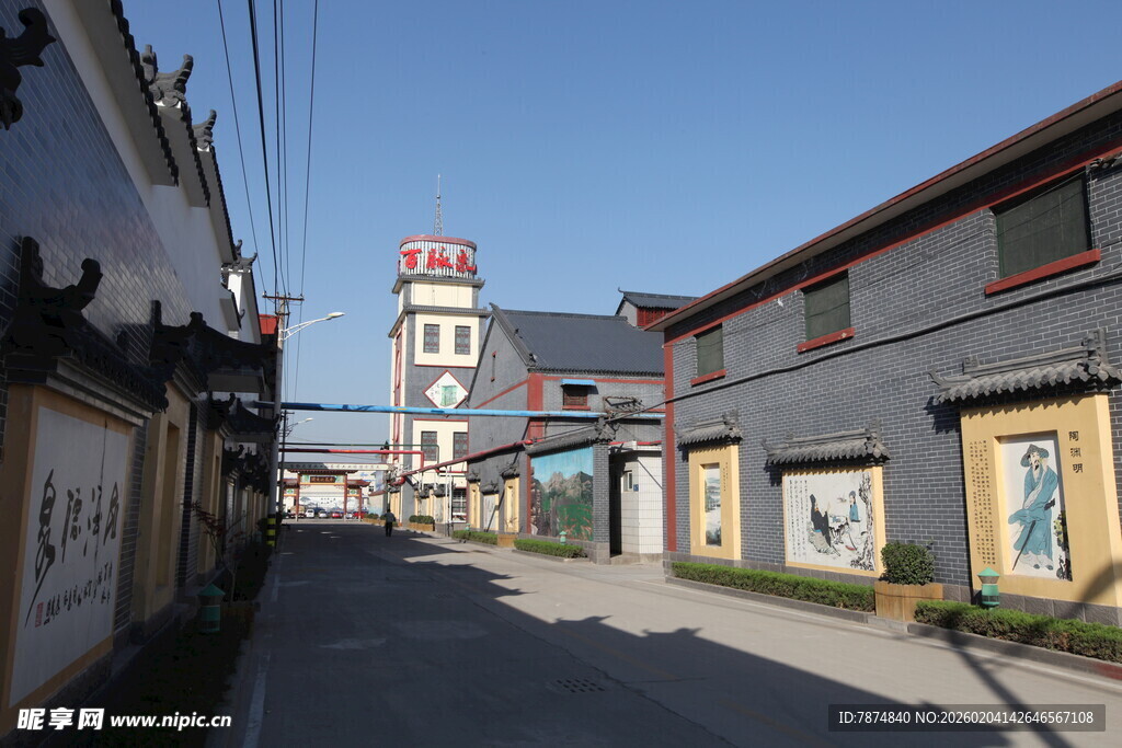 古街风貌 传统建筑与招牌