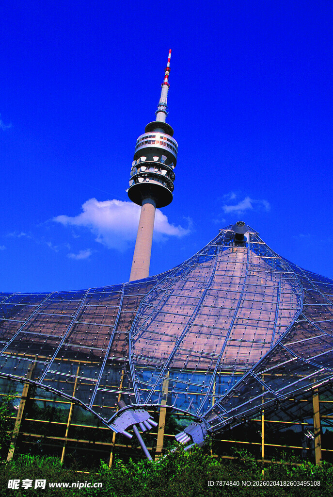 德国慕尼黑奥林匹克塔与场馆