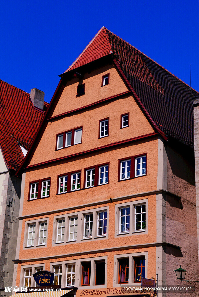 德国德国传统风格的多层建筑