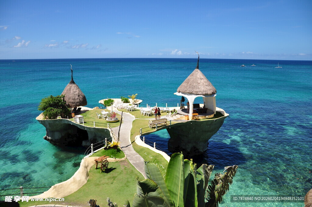 海上梦幻度假小屋景观