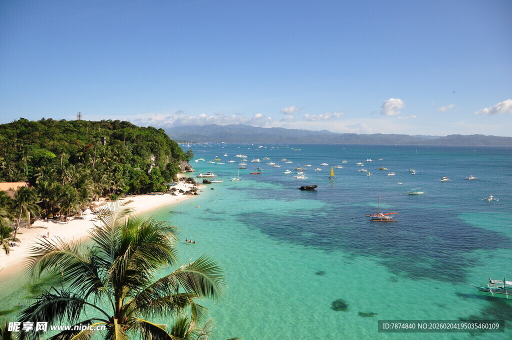 美丽海岛迷人海景风光