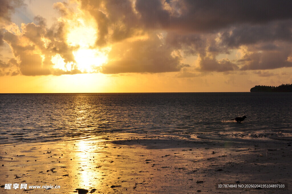 海边日落美景