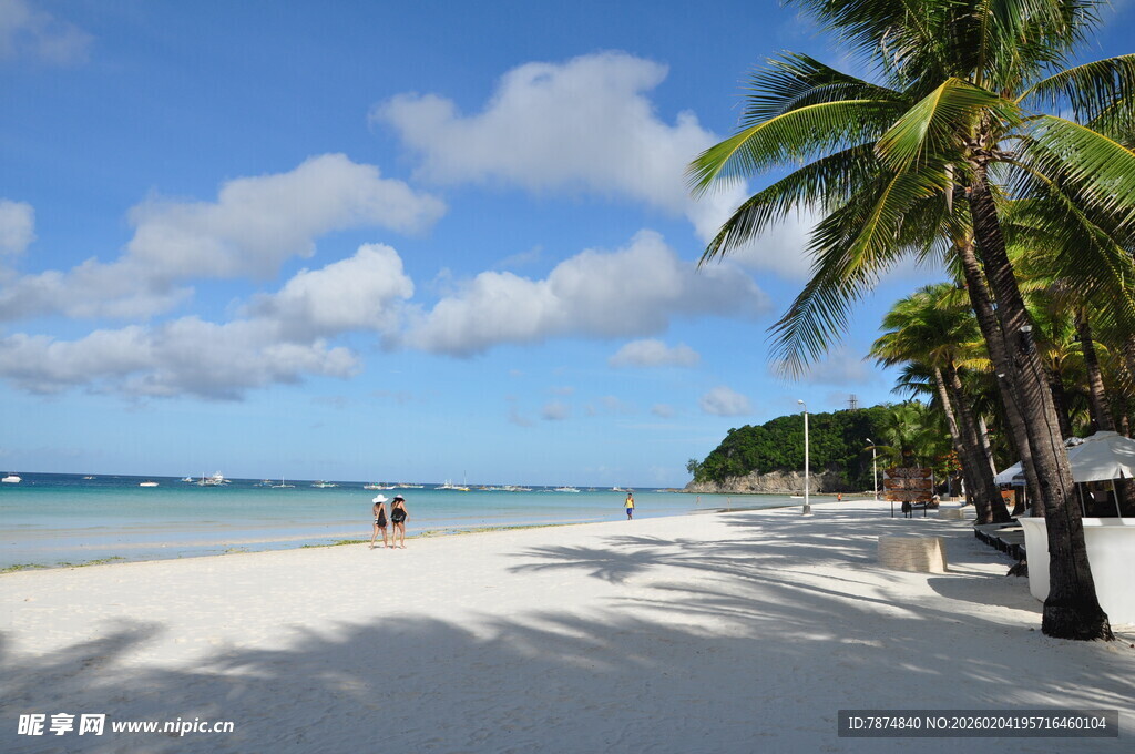 美丽的热带海滩风光
