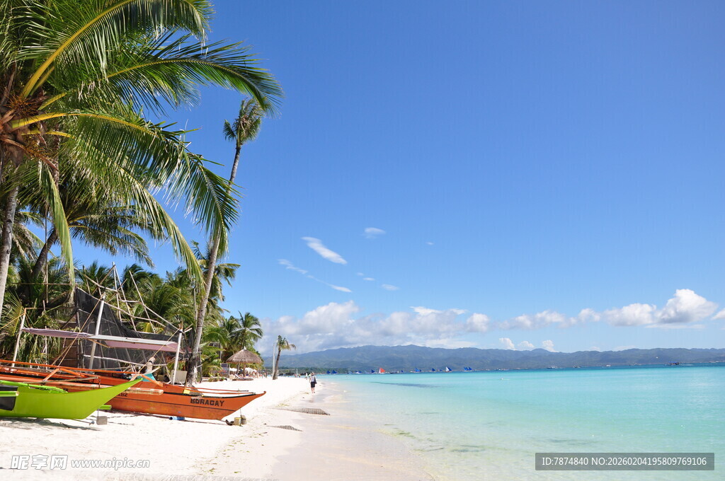 美丽热带海滩风光景色