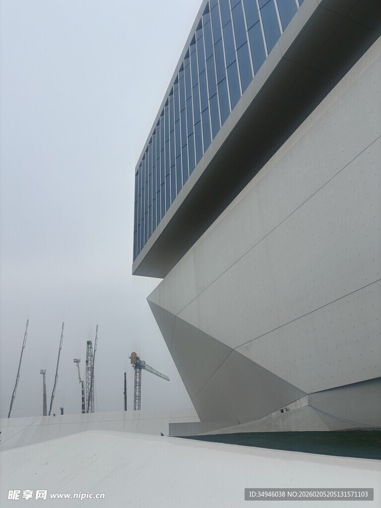 现代几何风格建筑外观