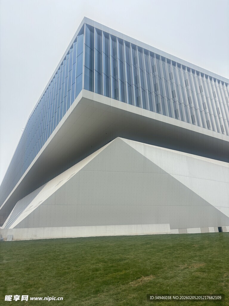 现代风格几何造型建筑