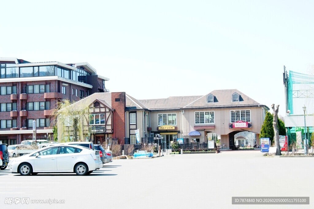 日本小镇街边景象