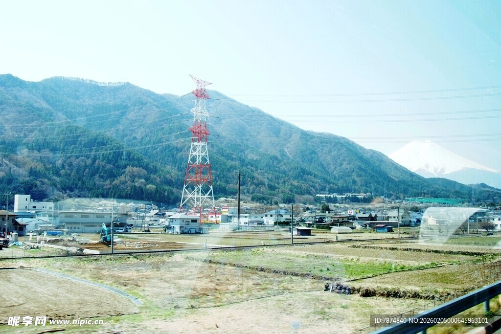 日本户外通信基站风景