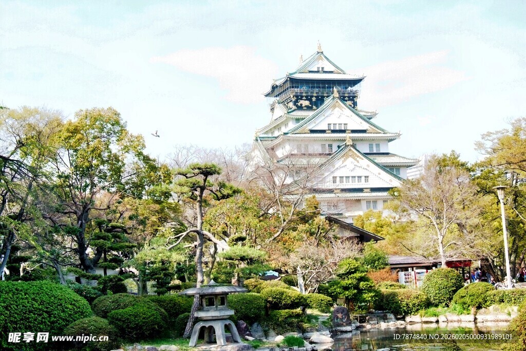 日本日本姬路城周边景致