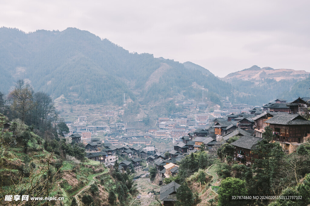山间村落风景