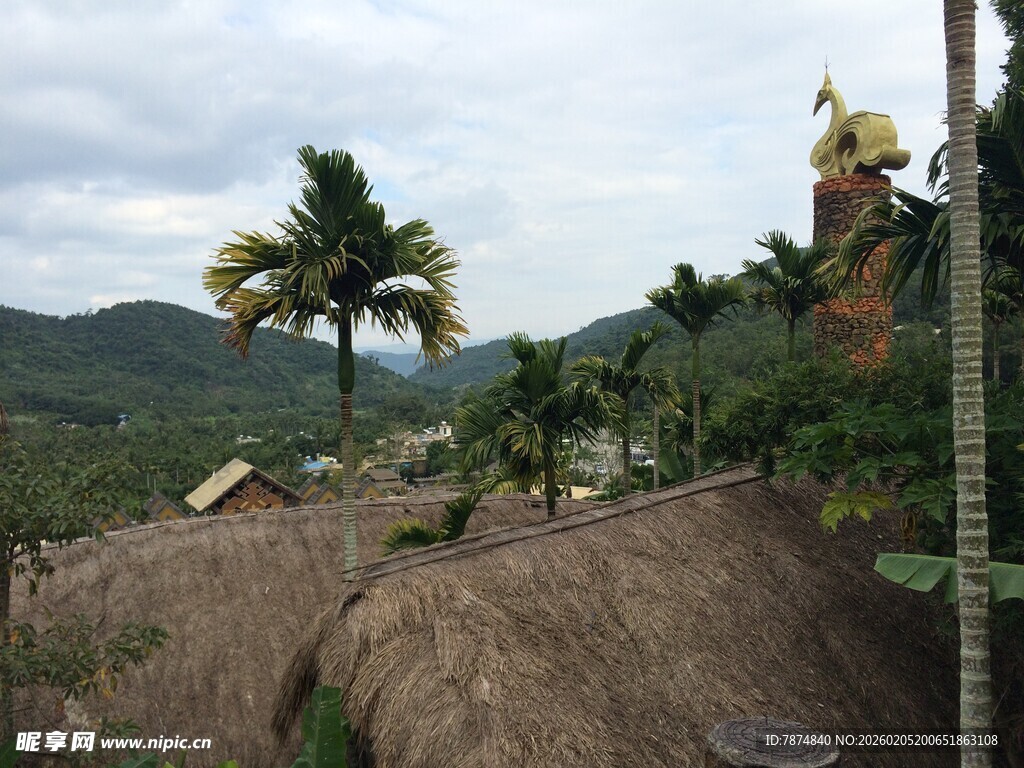 三亚热带山地风光与植被景观