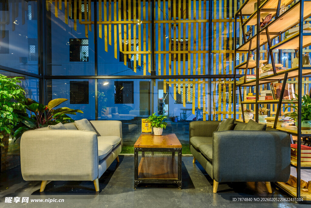 三亚现代风格舒适室内休息空间