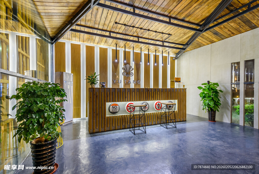 三亚现代风格室内接待空间