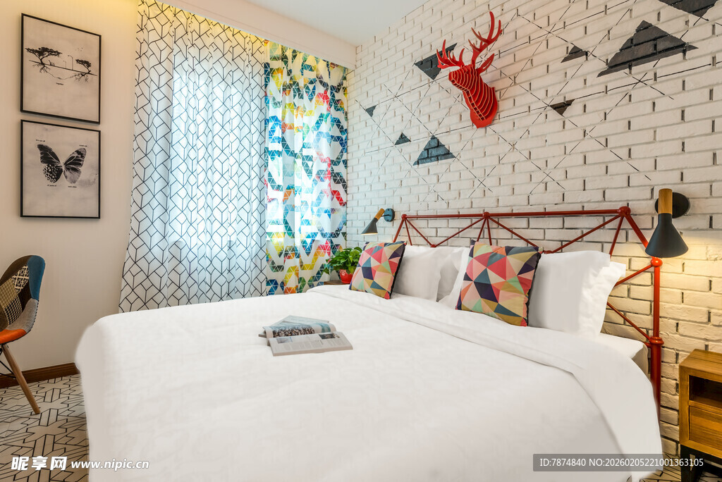 三亚北欧风卧室 温馨舒适空间