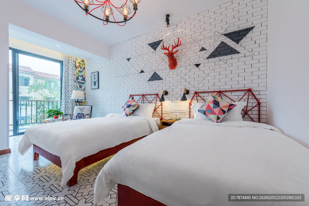 三亚现代简约风儿童卧室空间