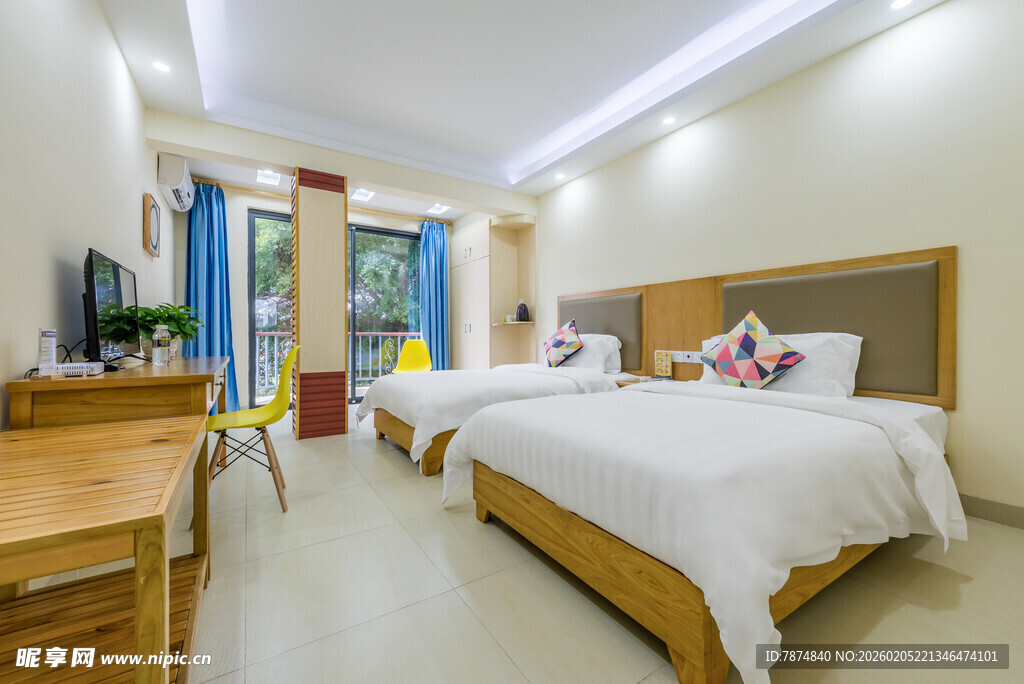 三亚温馨舒适的双人客房