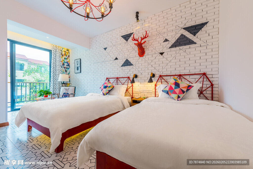 三亚现代简约风儿童卧室设计