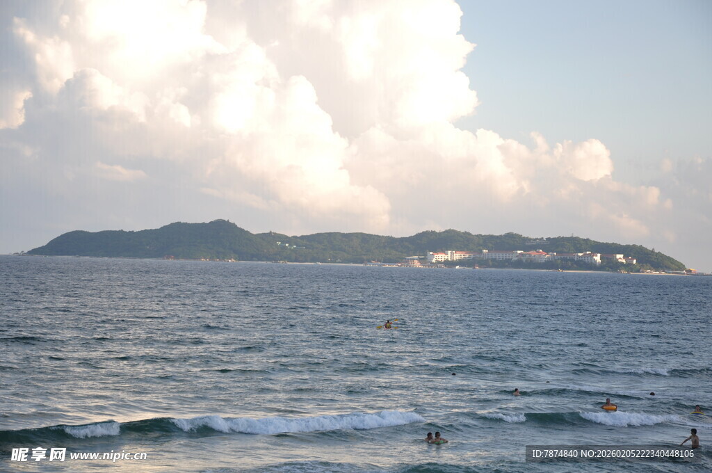三亚海边岛屿风光