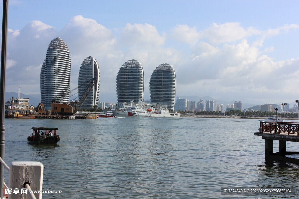 三亚三亚海滨独特建筑景观