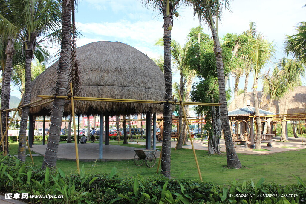三亚热带风情户外休闲场所
