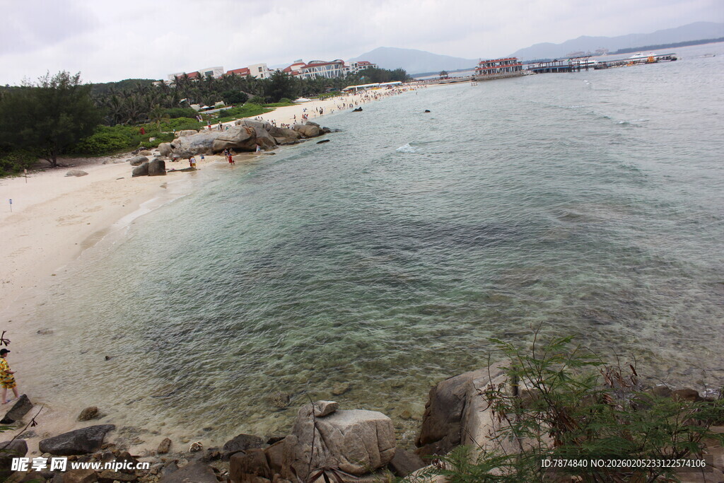 三亚美丽海滨风光