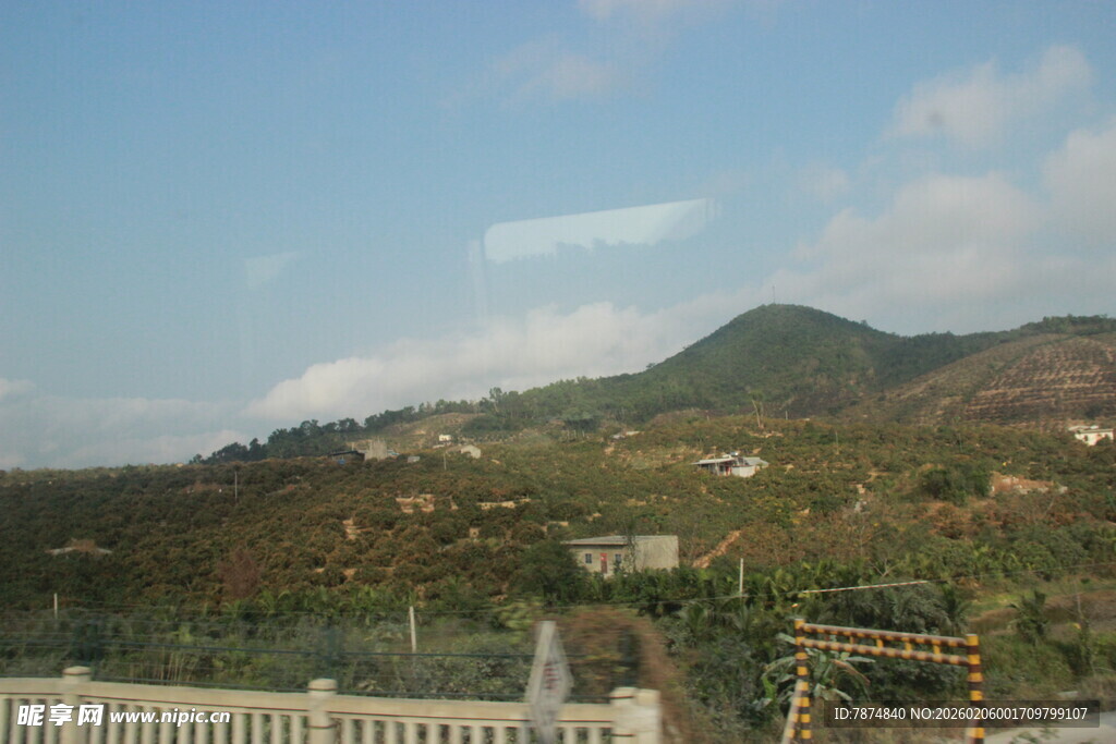 三亚山景风光远眺