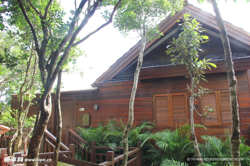 三亚林间木屋 自然环绕的居所