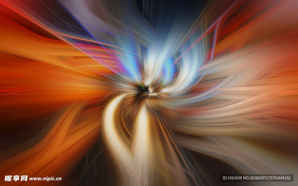 绚丽动感抽象色彩背景图