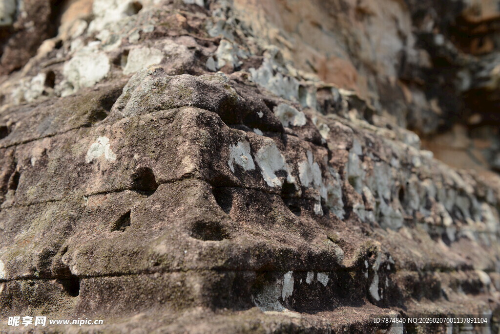 古老石砌建筑细节