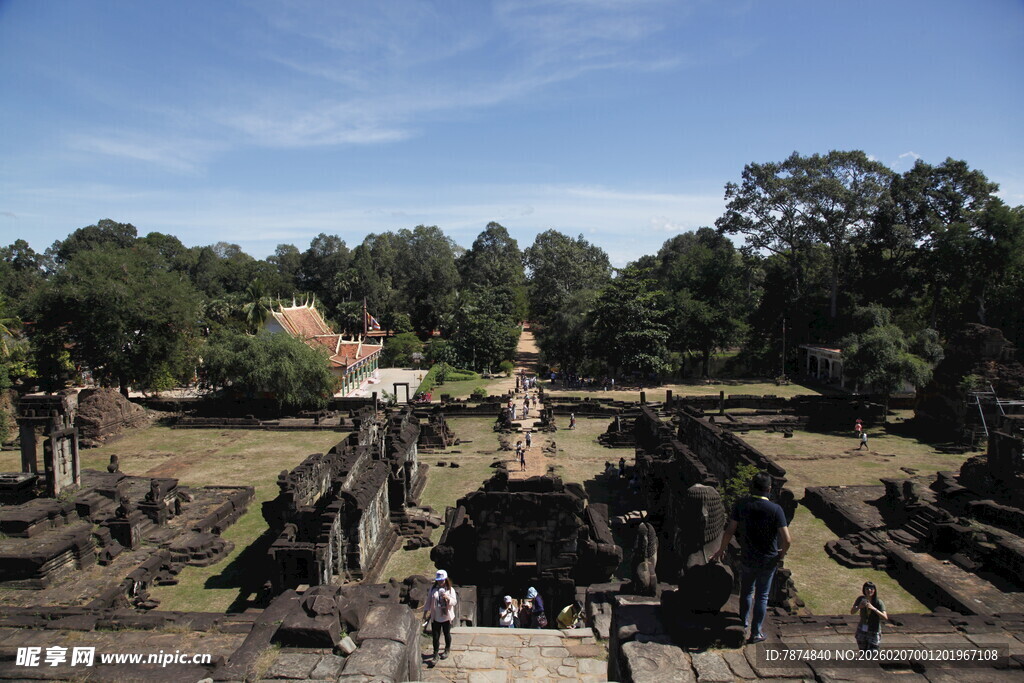 古老寺庙遗址景观
