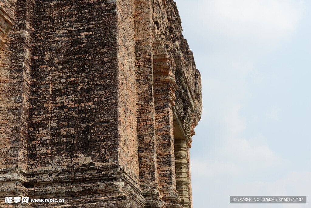 古老石砌建筑局部