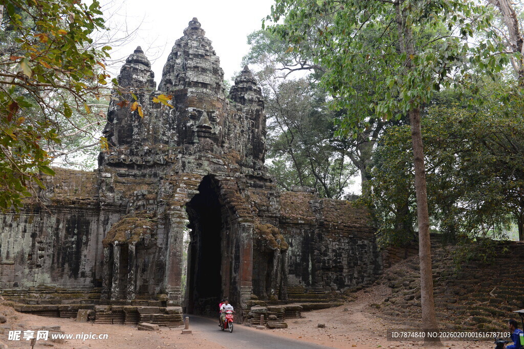 古老神秘的柬埔寨寺庙遗迹