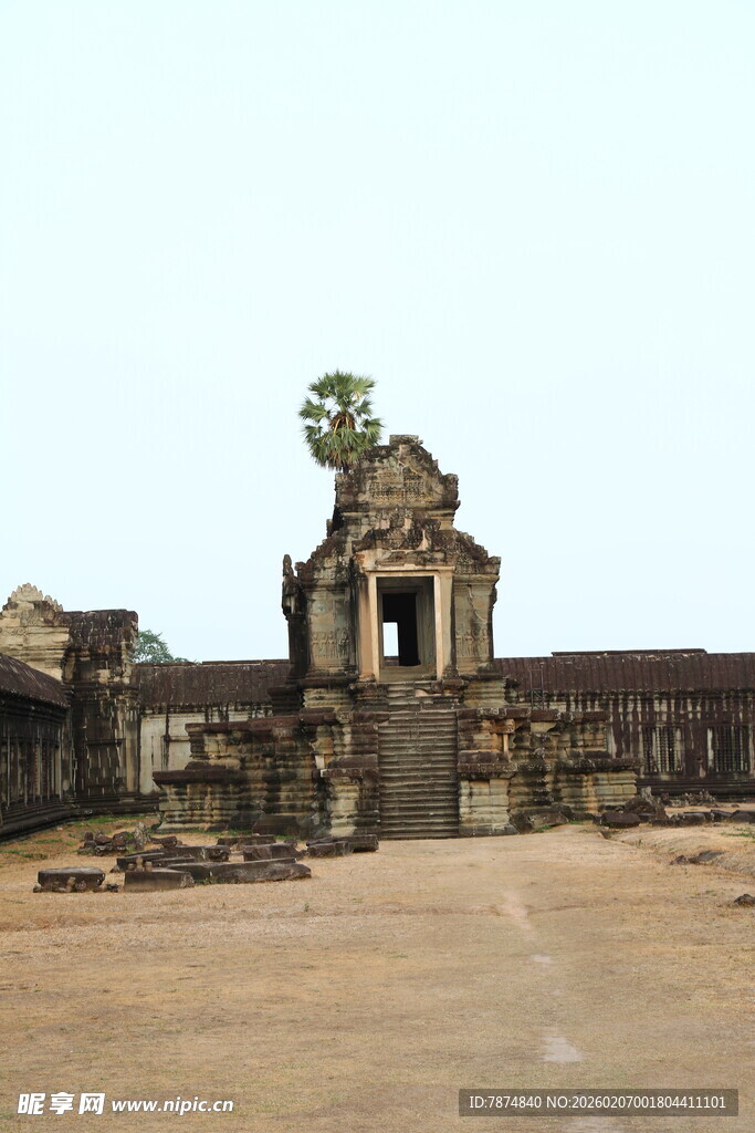 古老神秘的柬埔寨寺庙遗迹