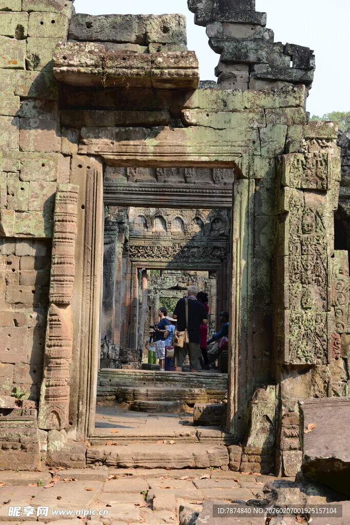 古老神秘的柬埔寨寺庙遗迹
