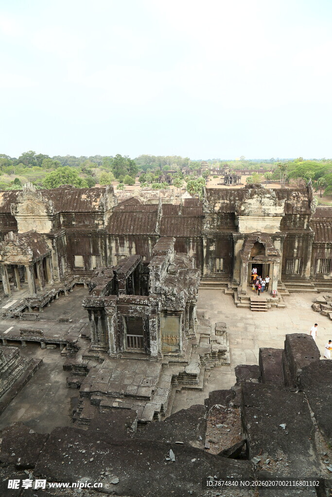 古老废墟遗迹景观
