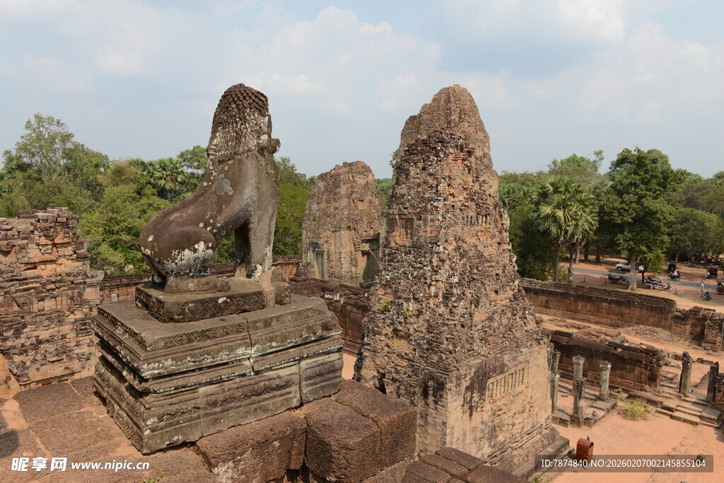 古老神秘的柬埔寨寺庙遗迹