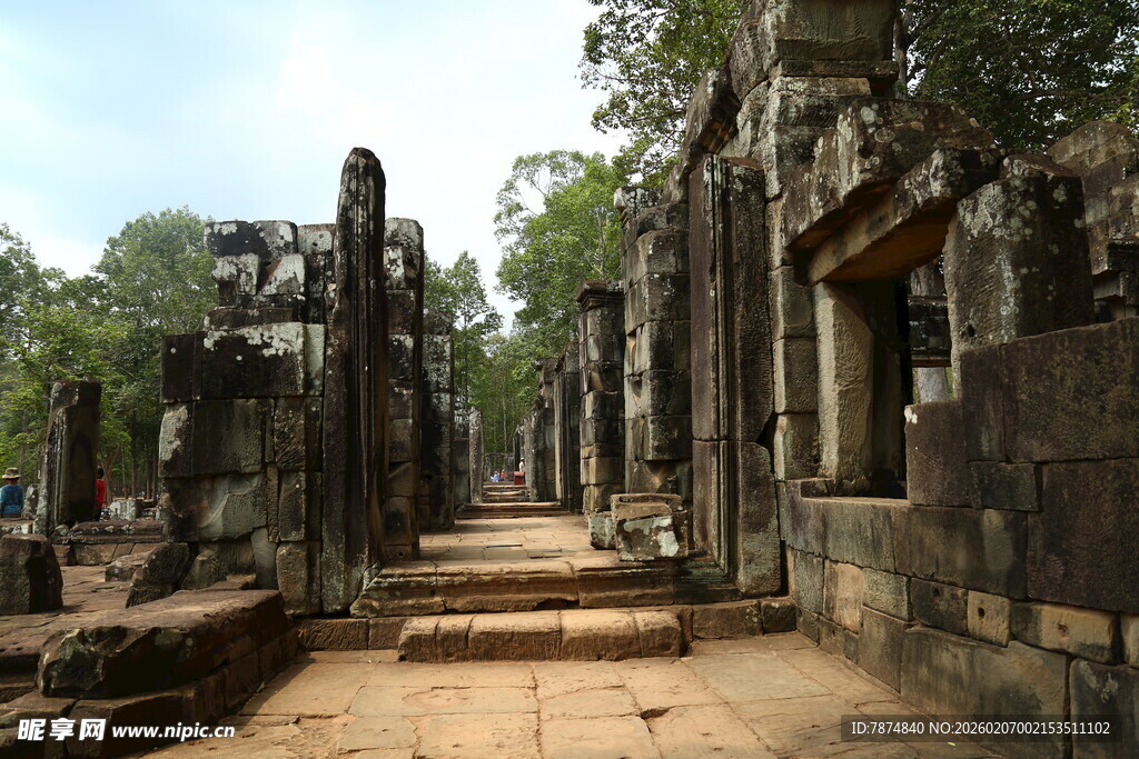 古老神秘的柬埔寨寺庙遗迹