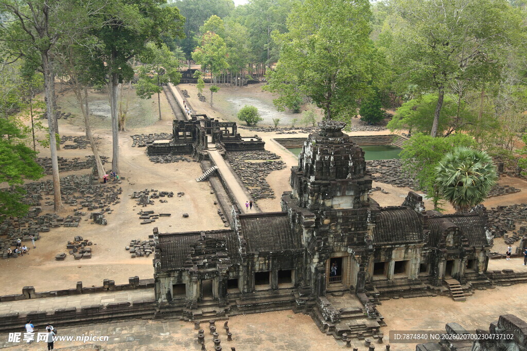 古老神秘的柬埔寨寺庙遗迹