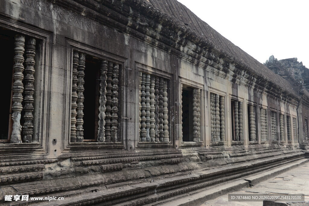 古老寺庙建筑外观