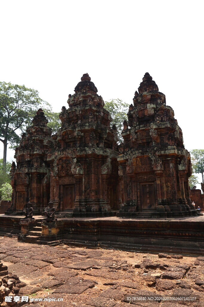 古老神秘的柬埔寨寺庙遗迹