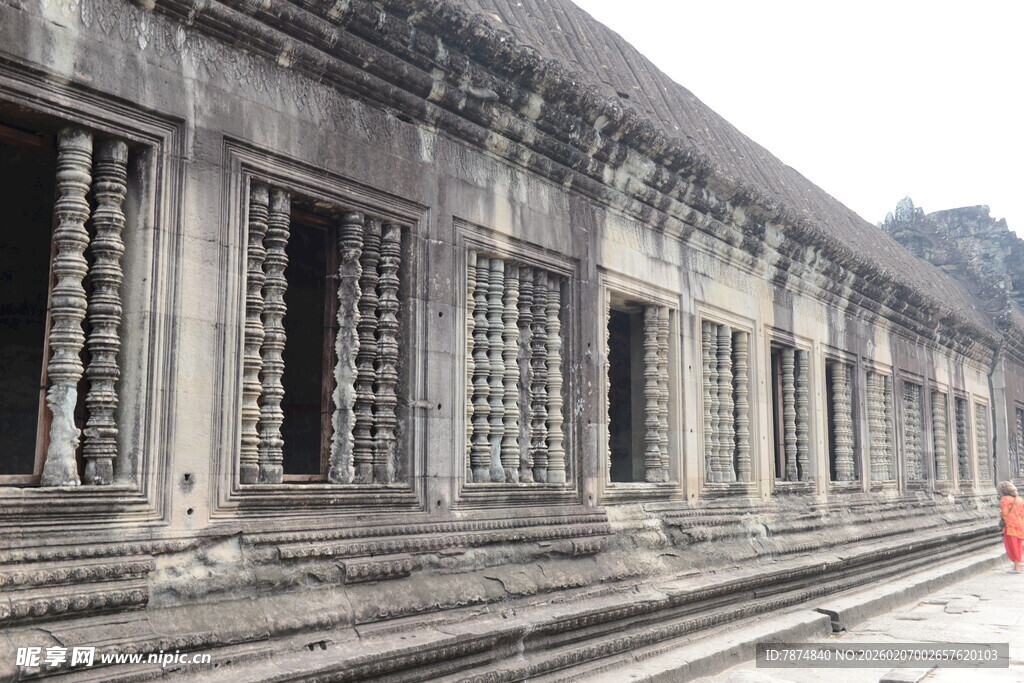 古老寺庙建筑外观