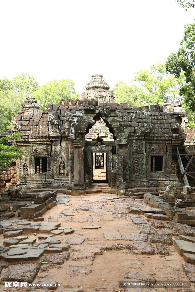 古老神秘的柬埔寨寺庙遗迹