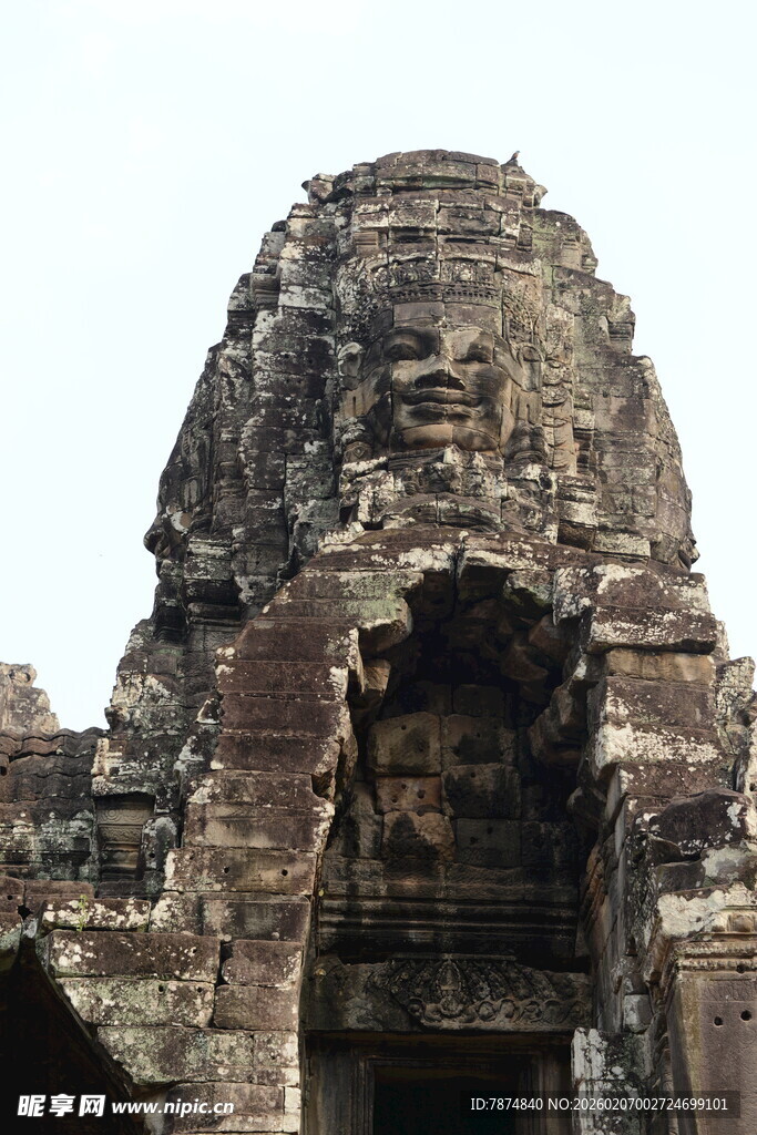 吴哥窟古老石像建筑