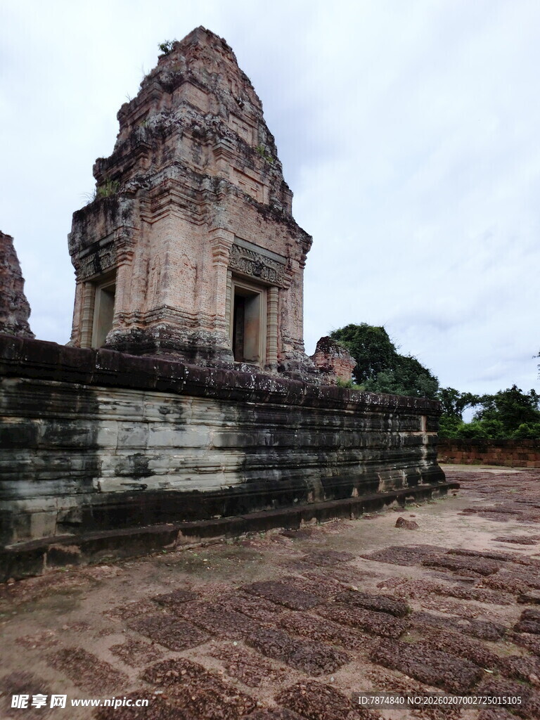 古老神秘的柬埔寨寺庙遗迹
