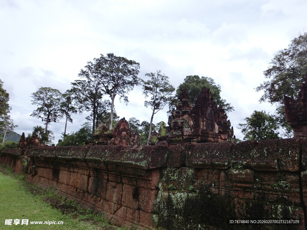 古老神秘的柬埔寨寺庙遗迹