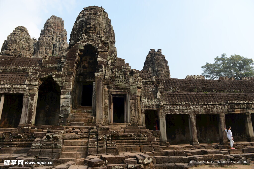 吴哥窟古老建筑风貌