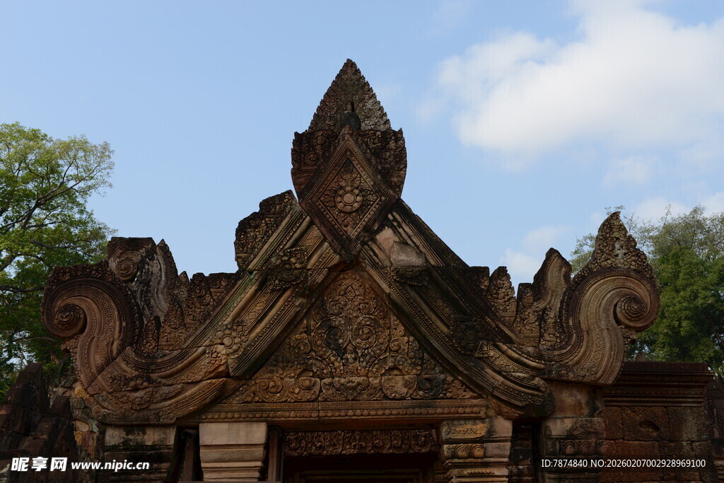 古老神秘的东南亚寺庙建筑