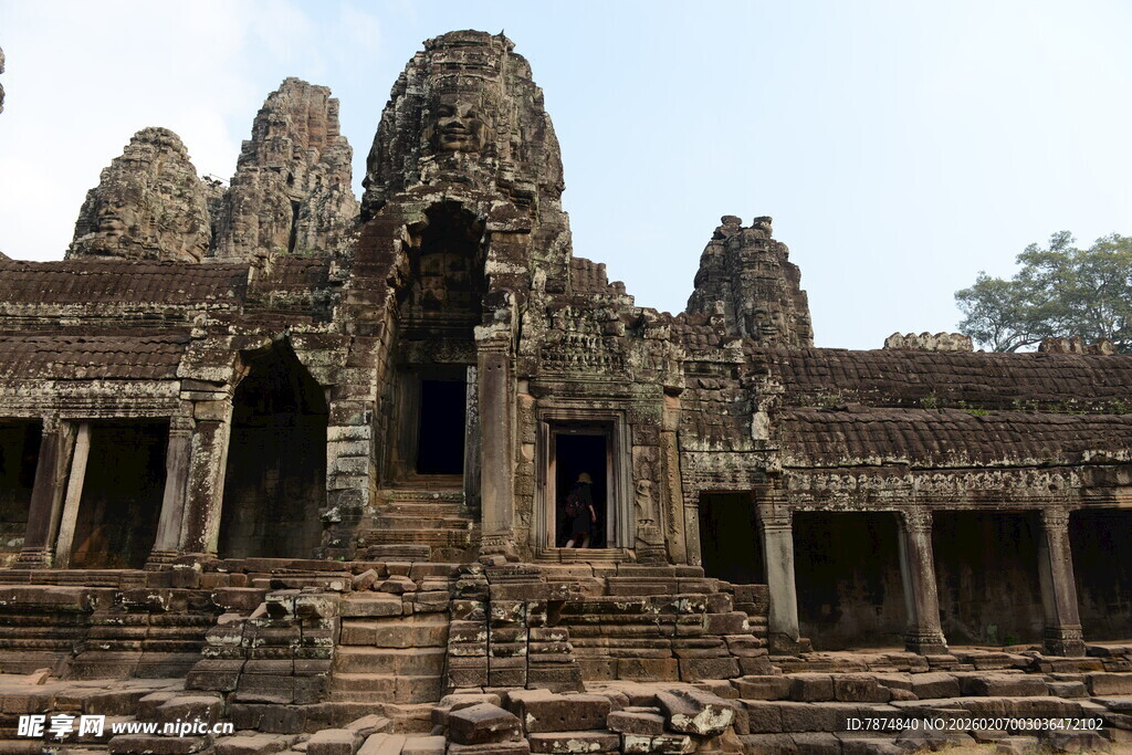 吴哥窟古老建筑风貌