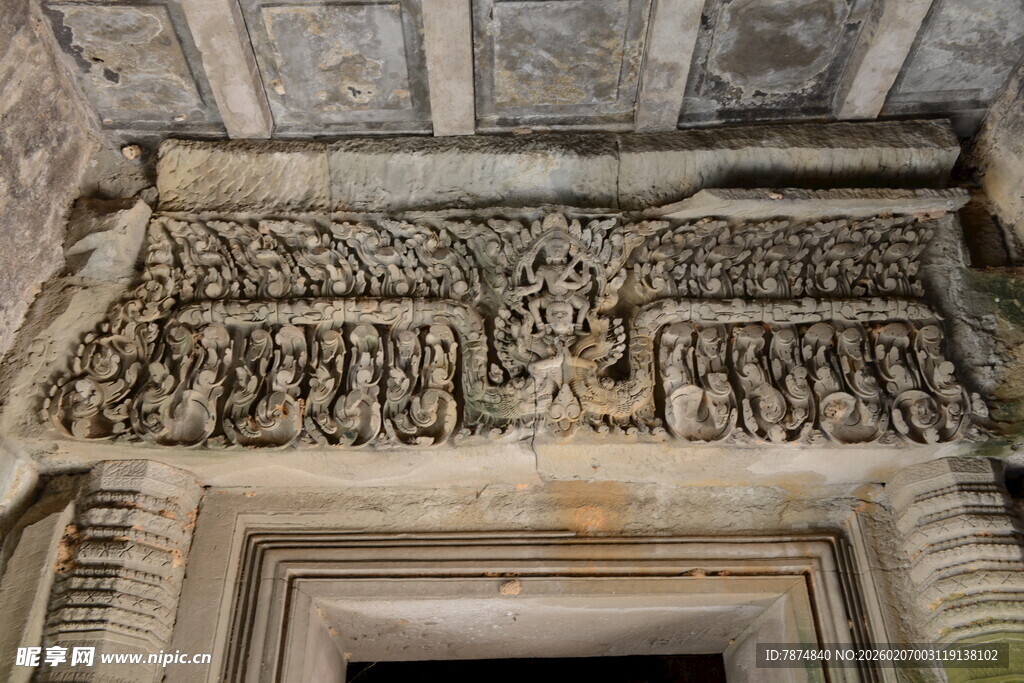 古老建筑精美雕刻细节